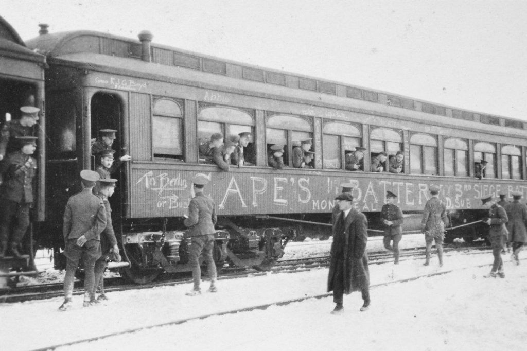  3rd Siege Battery Enroute