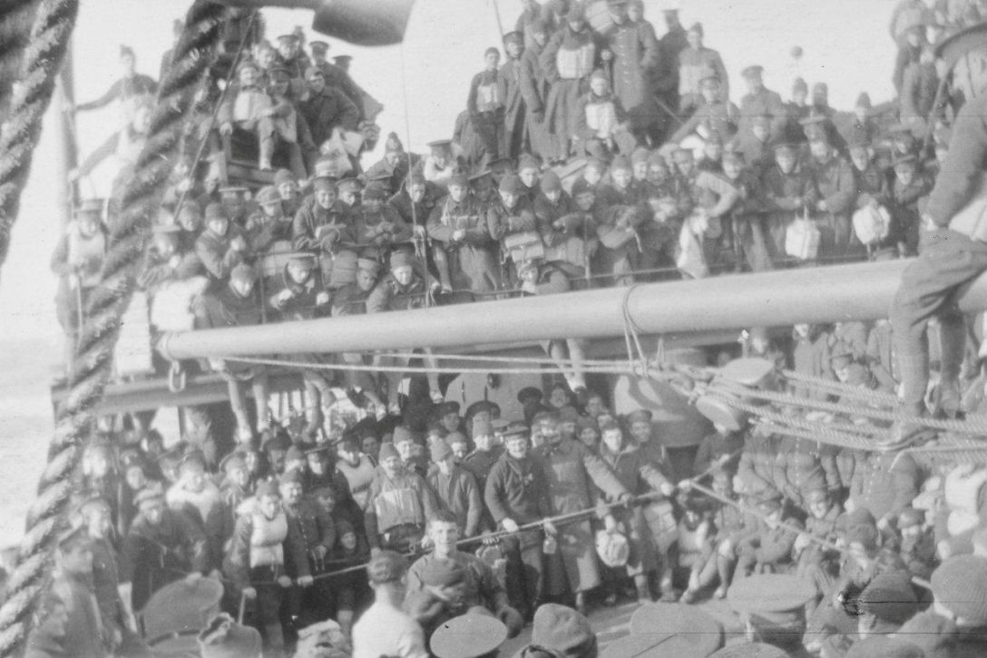 3rd Siege Battery enRoute to England