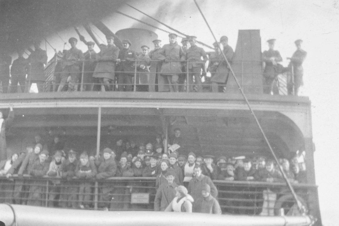 3rd Siege Battery enRoute to England