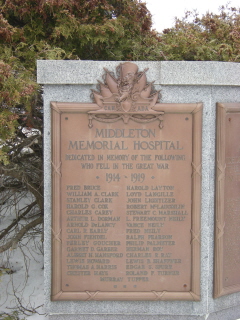 Middleton NS war memorial